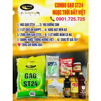 Combo gạo ST24