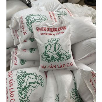 GẠO SÉNG CÙ HẠT TRÒN LÀO CAI TÚI  5KG 10KG